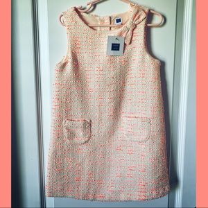 Janie and Jack Soft Pink and Cream Dress